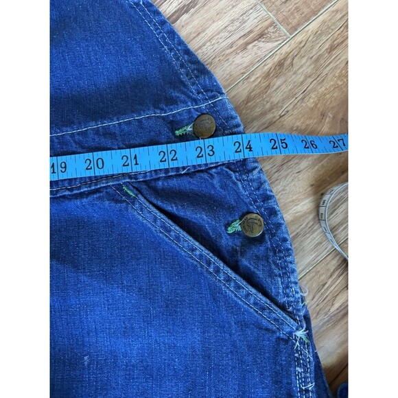 Vintage Duck Head Union Made Suspenders Style Denim Overalls Made In USA 51x30 - Picture 11 of 15